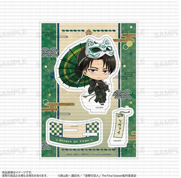 Anime Attack on Titan Eren Jaeger Reiner Braun Stand Figure Acrylic Model Plate Cosplay Collection Desktop Decor Gifts New BMH