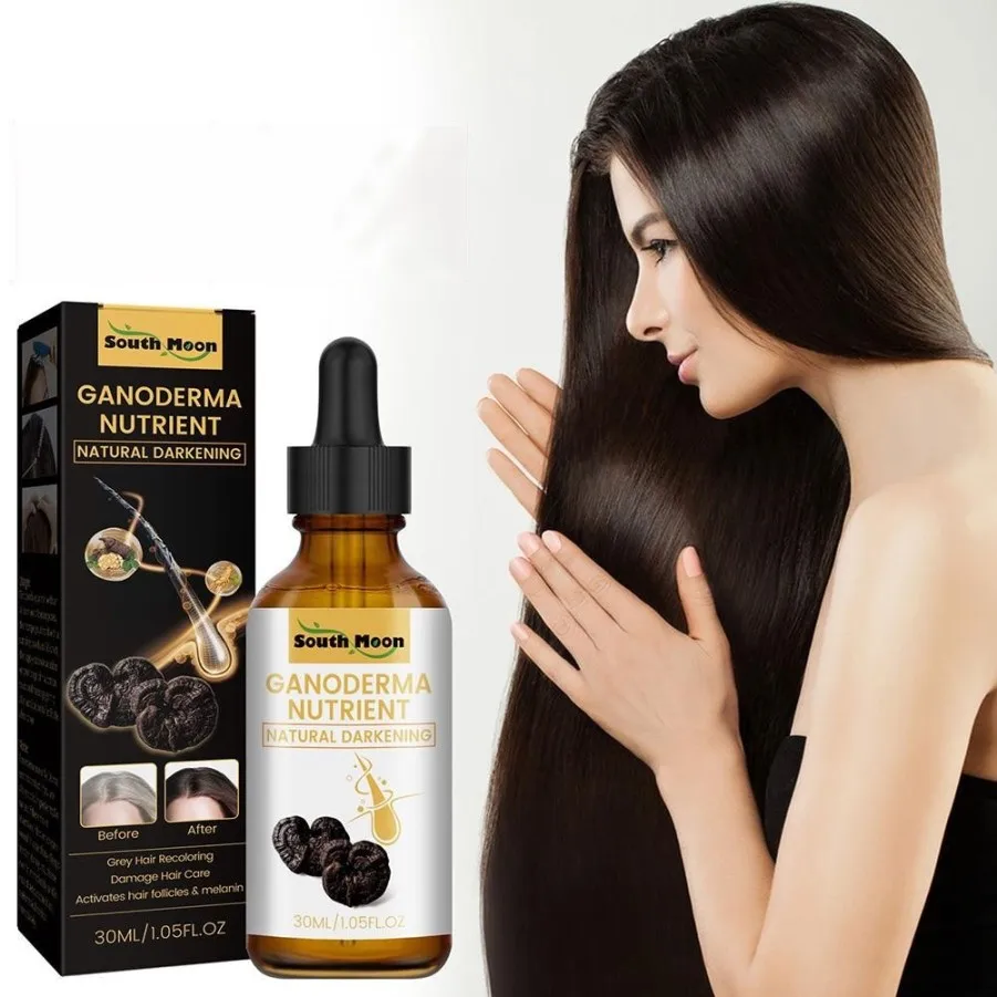 30ml Grey Hair Treatment Serum Grey Hair To Black Hair nourishing Hair Oil Anti Hair Scalp Herbal Lotion Repair Hair Essence