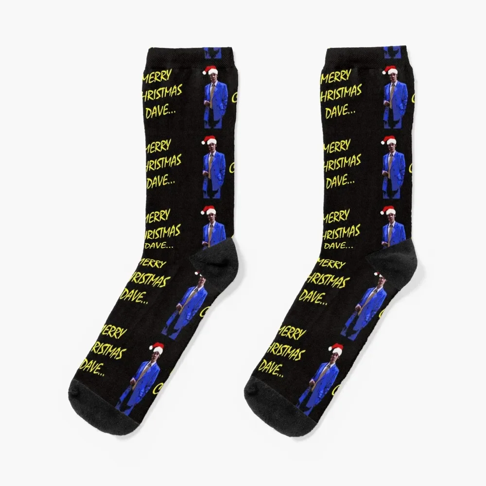 

Merry Christmas Dave... (Yellow) Socks sport essential valentine gift ideas cartoon Socks Female Men's