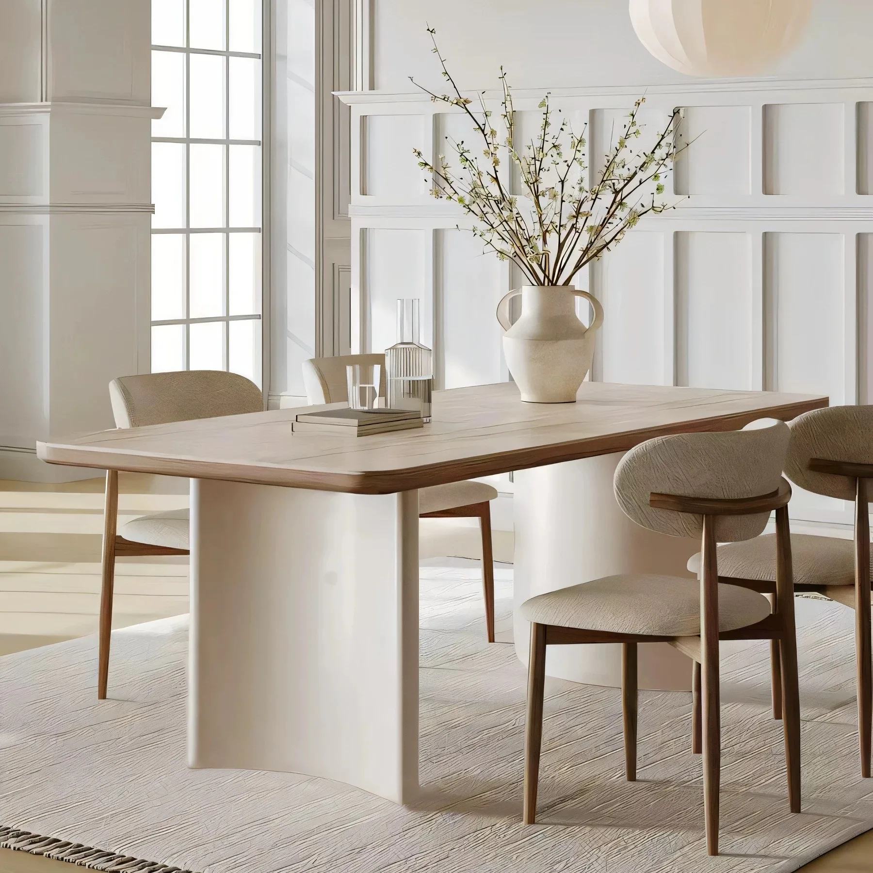 

Salon Modern Restaurant Table Extending Special Lounge Reception Console Restaurant Table Nordic Mesas De Jantar Salon Furniture