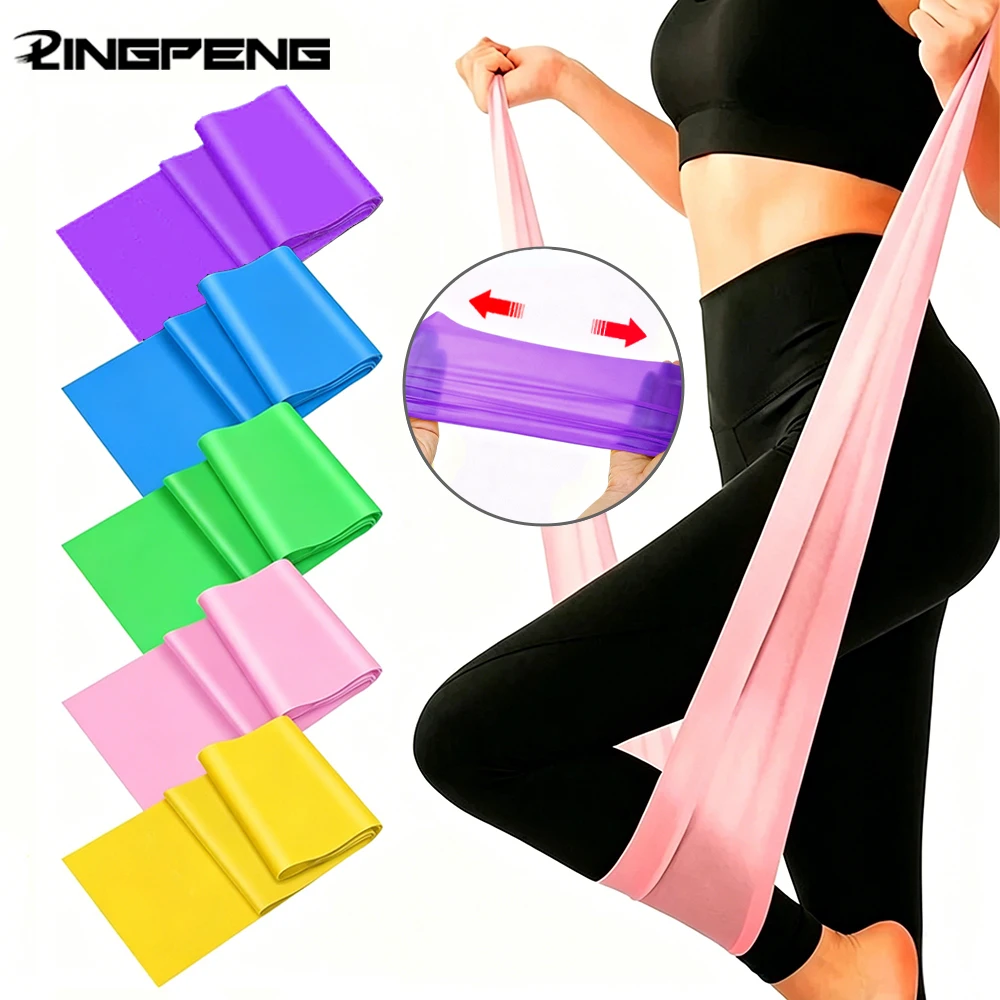 Elastisches Band für Yoga-Physiotherapie, Widerstandsband für Fitnessstudio, Trainingsseil für Sportdehnung, Pilates-Stretchfolie, Fitnessgeräte