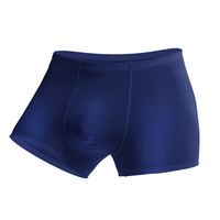 4PCS Men's underwear Men's boxer shorts ice silk no scars boxer shorts head trend breathable shorts thin summer