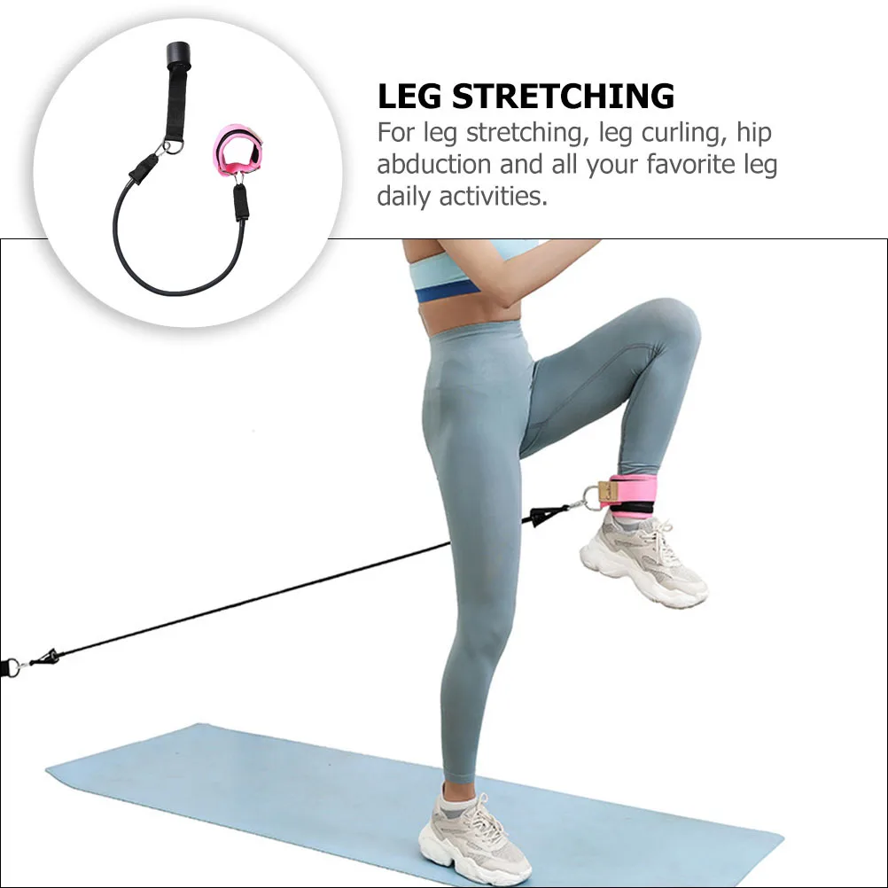 

3pcs Ankle Strap For Leg Stretching Hip Abduction Fitness Supplies Exercise Buckle Indoor Use Durable Ankles For Gym Home