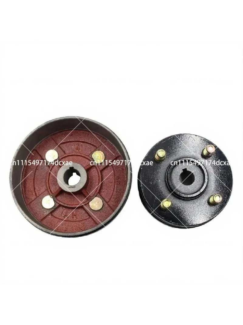 Electric Tricycle Brake Drum 130/160/180mm Rear Axle Fixed Disc Brake Hub Assembly Replacement Brake Pot Mechanical Instrument