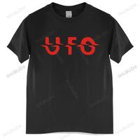 Men Cotton T Shirt Summer Brand Tshirt UFO The Rock Band Tees Black Men's T-shirts Cool Casual pride t shirt brand tee-shirt