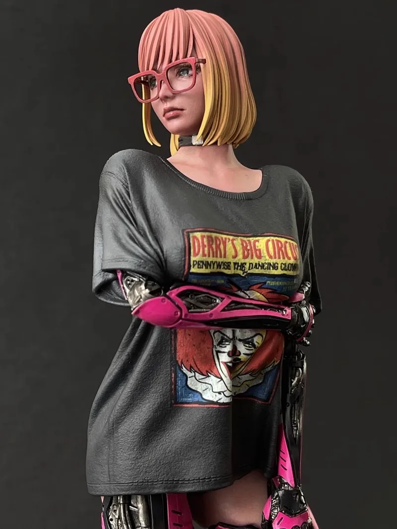 GK 1/6 Escala Anime Feminino MÁQUINA ROBOTWhite Resion Modelo Sem Pintura Montar Brinquedo DIY Presente