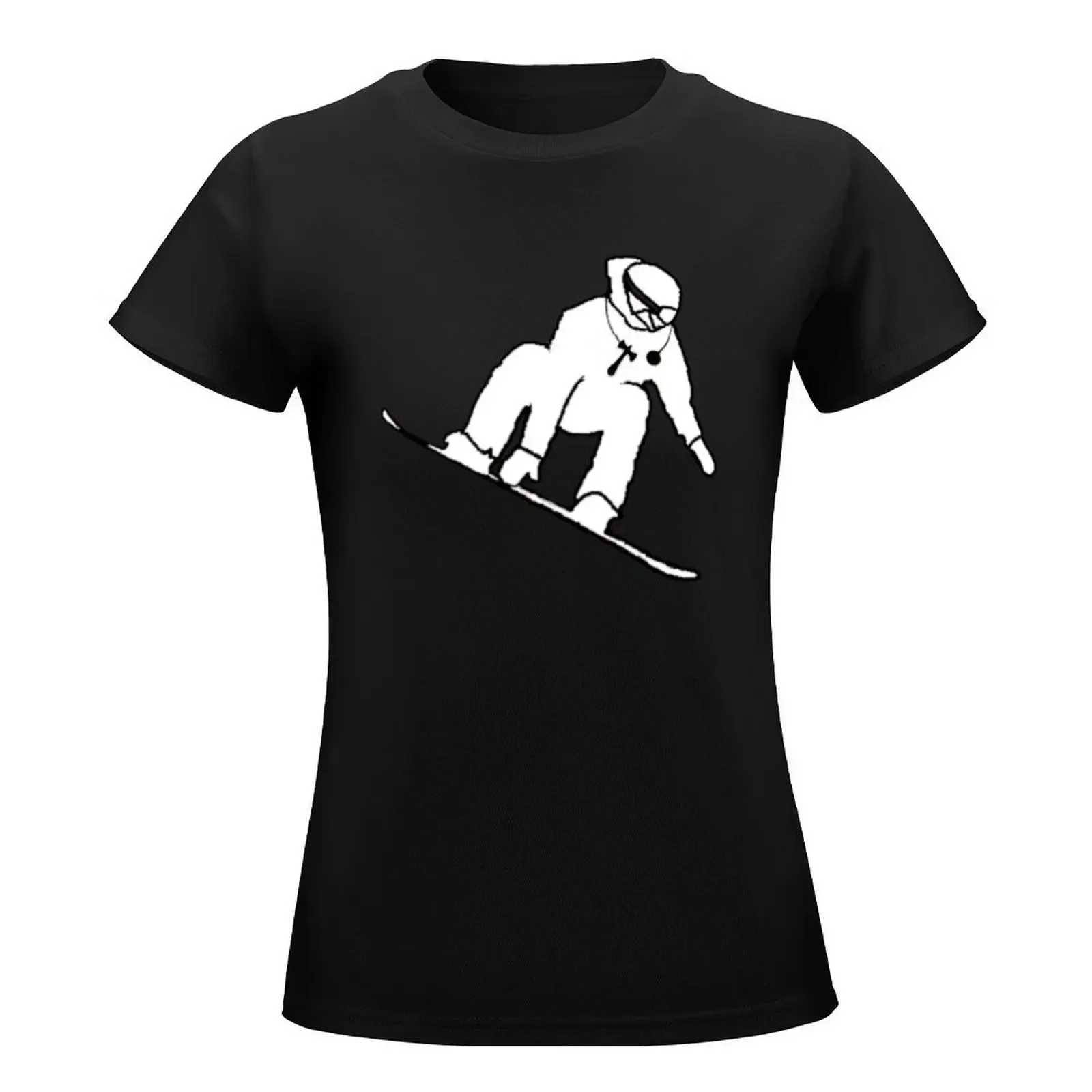 Kendama Snowboarder T-Shirt Short sleeve tee korean fashion vintage clothes t-shirts for Women graphic tees