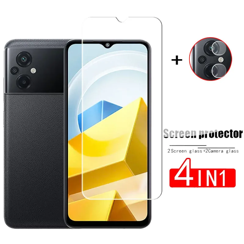 

Full Gule Tempered Glass For Xiaomi Poco M5 Glass For Poco M5 Screen Protector Protective Phone Camera Lens Film For Poco M5