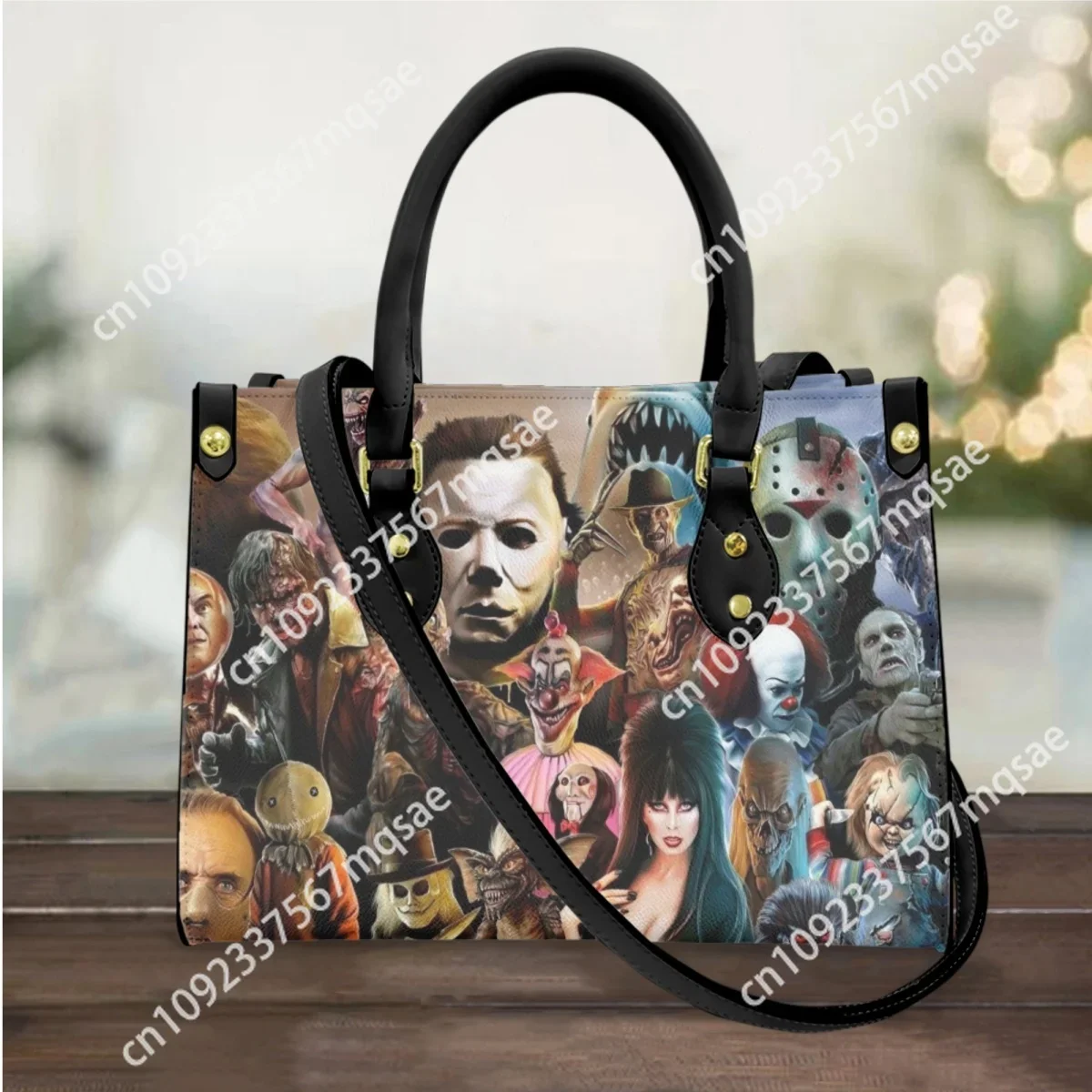 

Horror Movie Custom Women Handbags Mini Messenger Bags Top-handle Vintage Crossbody Bags for Female Leather Totes Bolsa Mujer