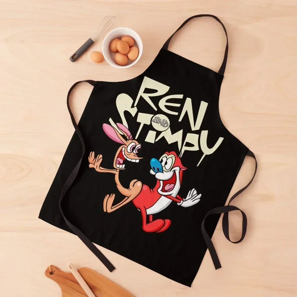 

Ren and Stimpy Apron Home Utensils Trim Cloth Beauty Apron