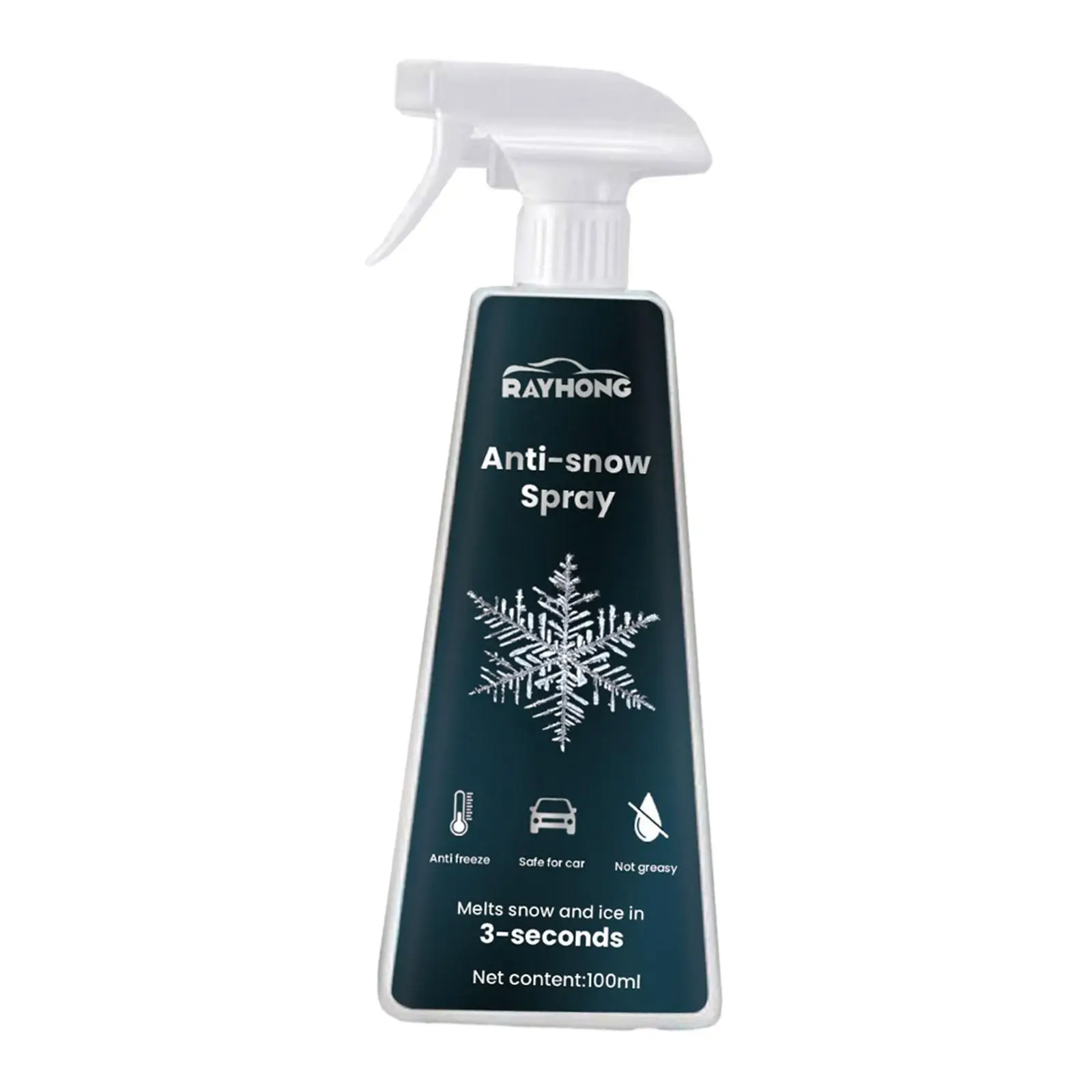 Car Windshield Snow Removal Spray Deicing Agent Defrosting Tool Windshield Spray Deicer for Windows Home Use Wipers Mirrors