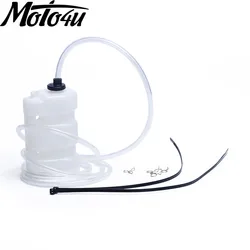 250ML Universal Motorcycle Overflow Bottle Kit Motorcycle Track Bike Catch Tank