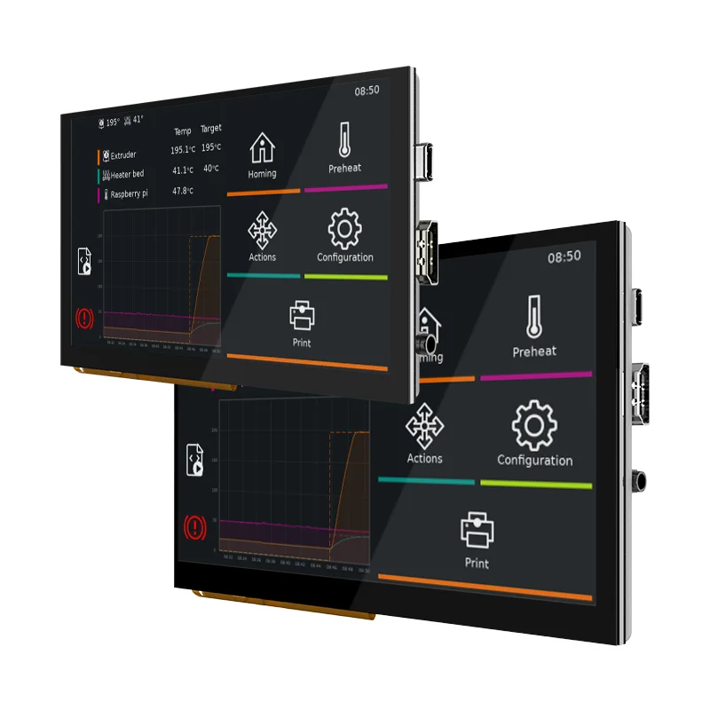 BIGTREETECH HDMI7 HDMI5 Touch Screen 7‘’ 1024x600 HDMI IPS Display Capacitive for Raspberry Pi4 Mini PC Monitor 3D Printer Parts