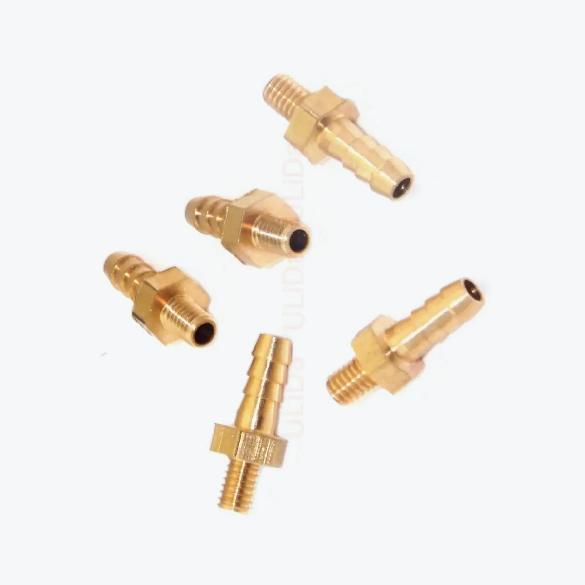 RC Boat 2 3-Way Water Cooling Brass Nozzles 4 5mm 6 Fuel Tube Nozzle M4 M5 thread Connector For Electric Methanol Ga-soline Boat