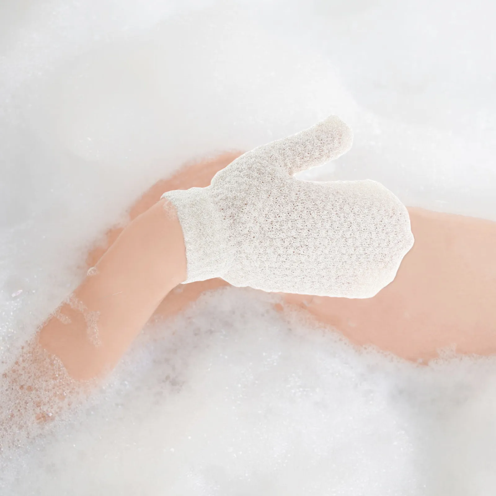 Exfoliating Shower Gloves Double Sided Body Scrubber Exfoliator for Face Body Deep Pore Cleaning Massage Comfortable Washable