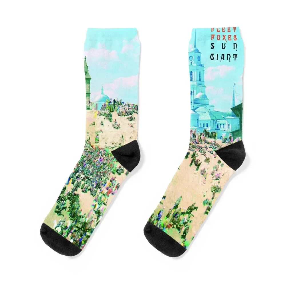 

fleet foxes Socks retro Thermal man winter hip hop Ladies Socks Men's