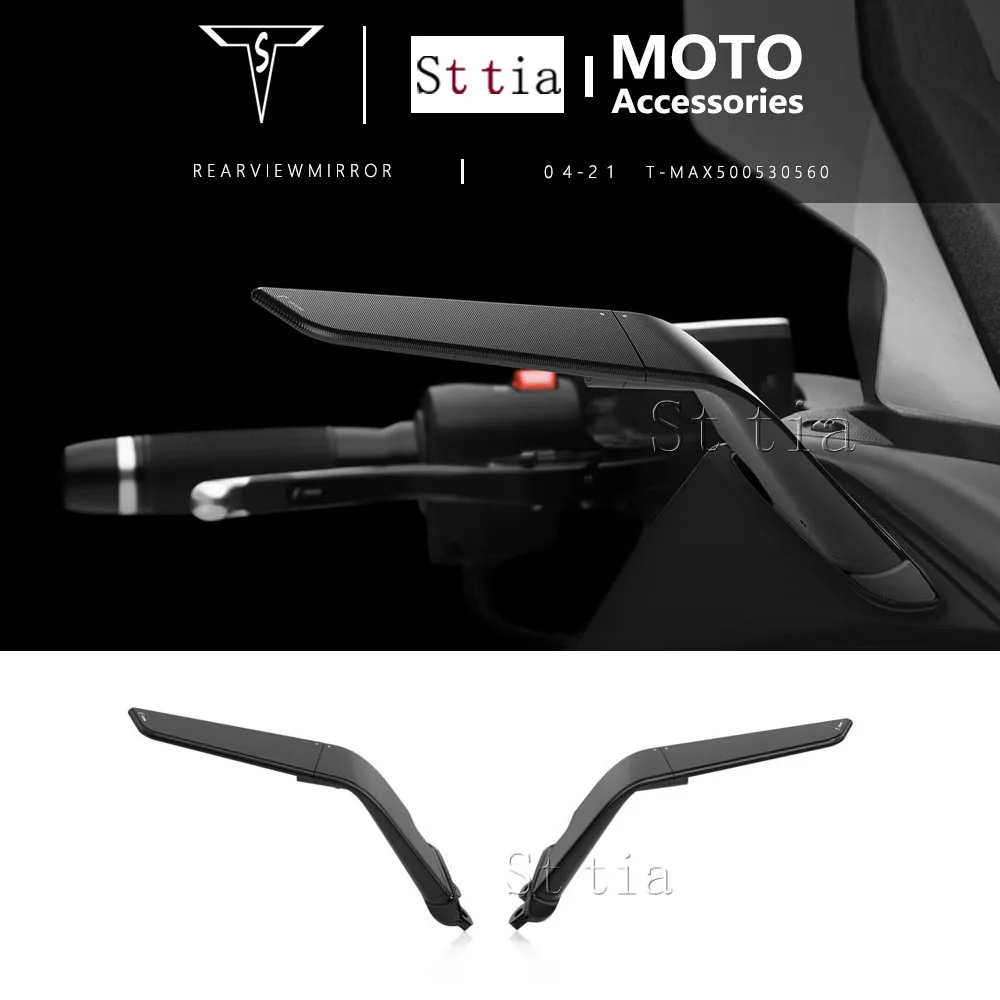 

TMAX560 2021 New Motorcycle Rear View Mirrors Adjustable Aluminum Mirror For Yamaha TMAX 530 Tmax 500 T-MAX 560 TMAX530 T-Max560