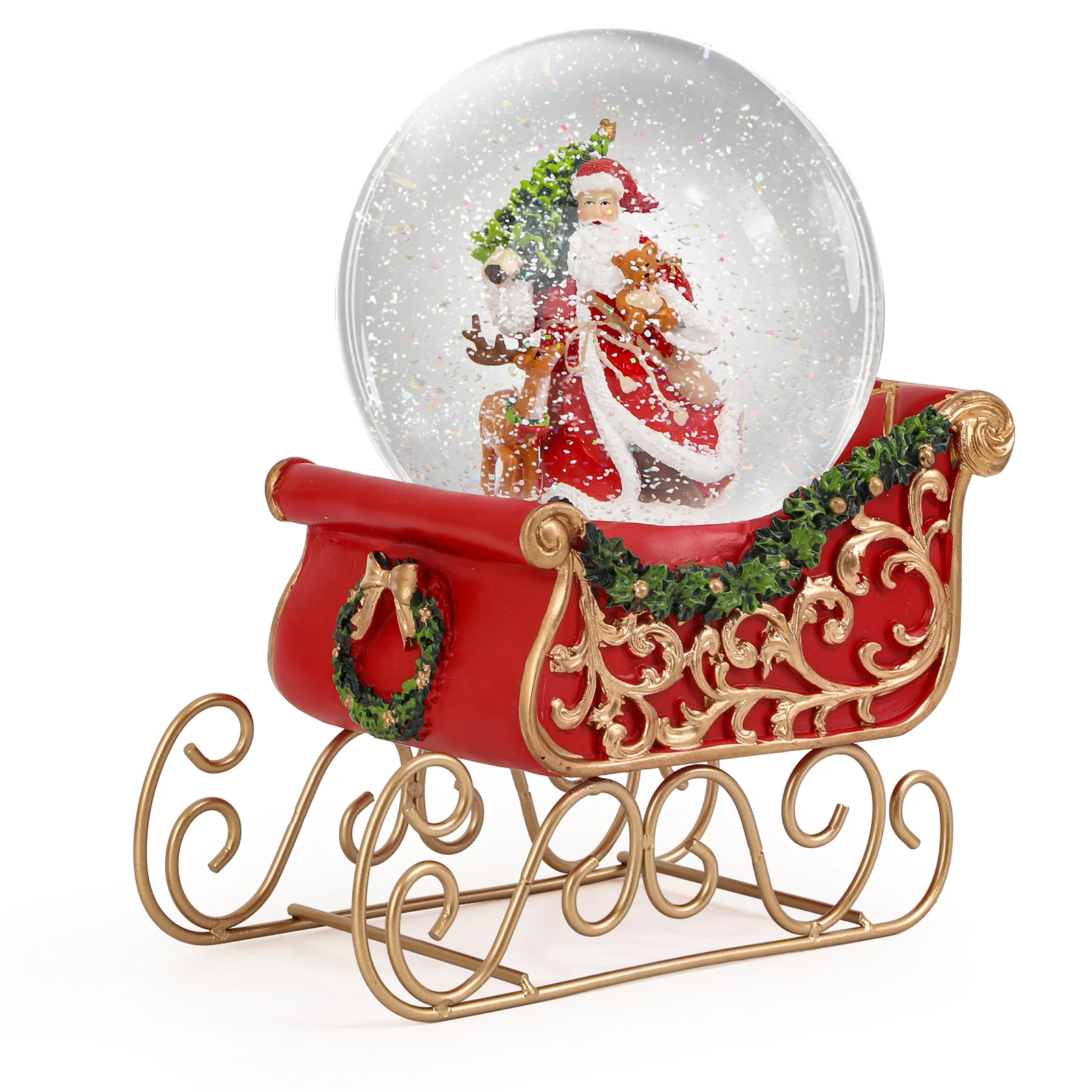 

Рождественский снежный шар с музыкой и разноцветными огнями — праздничный праздничный домашний декор, идеальный рождественский подарок для детей и семьи