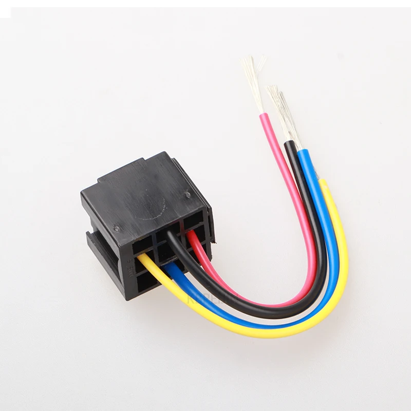 2x For Ford  Explorer Mondeo Car Relay Socket With 4 Wires Connector Wiring Harness Accessories