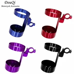 Motorcycle Water Cup Holder Handlebar CNC Universal Drink Water Bottle Cage Holder Sturdy Durable Bicycle Motorcycle Accessories