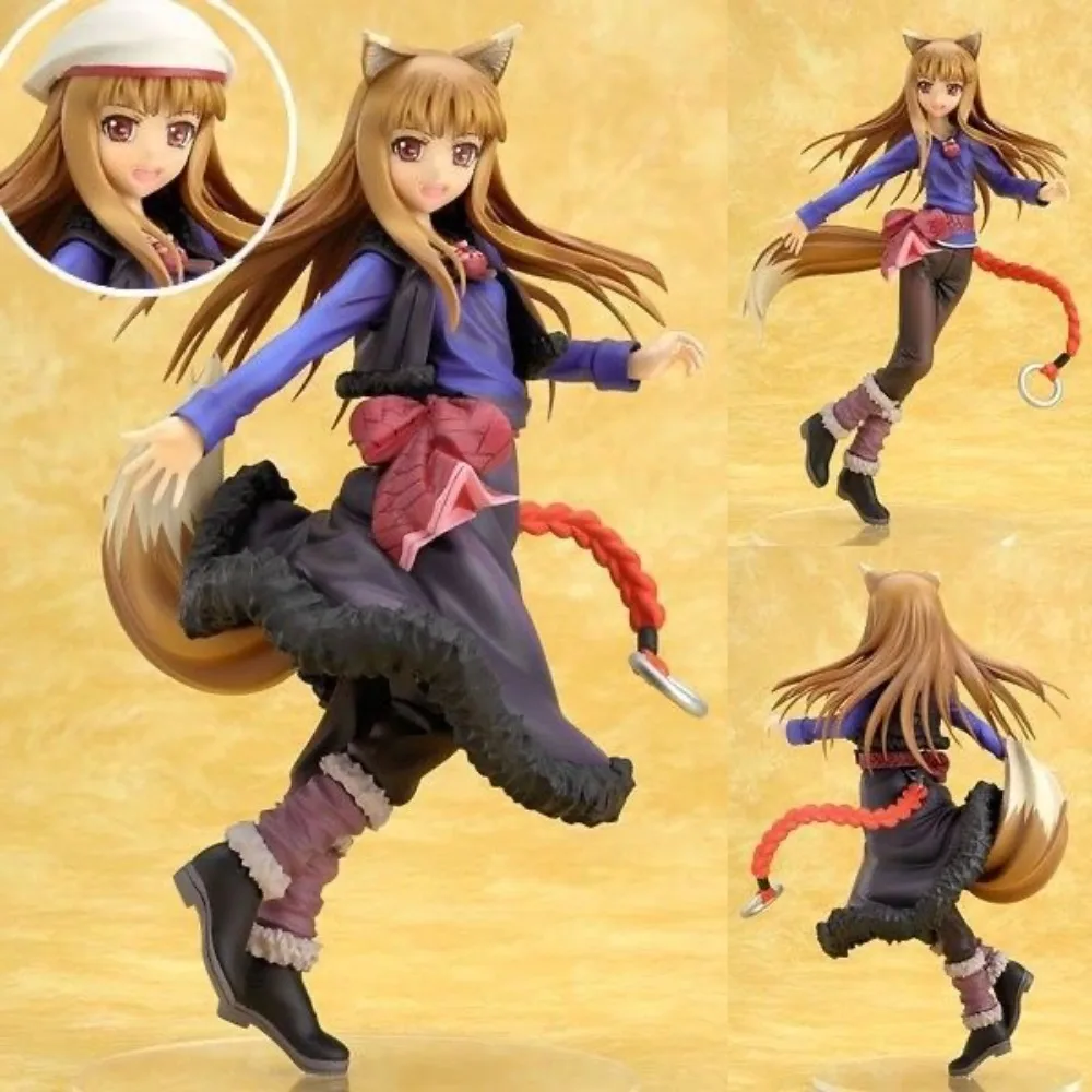 18-20cm Anime Spice and Wolf Figur Hochzeitskleid Holo Actionfiguren PVC-Statue Desktop-Ornament Sammlermodell Spielzeug Geschenke