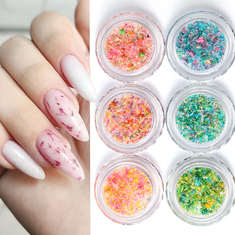 1 Box Nail Art Flower Decoration Delicate 3D Dried Flower Nail Art Decorations Exquisite Nail Art Beauty For Charms Accessories