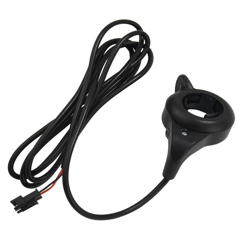 2X Ebike Electric Bicycle Thumb Throttle, FT-21X Finger Throttle Accelerator, Speed Control 12-72V Universal