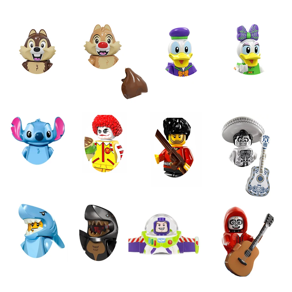 New Classic Movie Series Mini 3D DIY Character Model Set Building Blocks Assembling Toys Children's Birthday Gifts Boys Girls