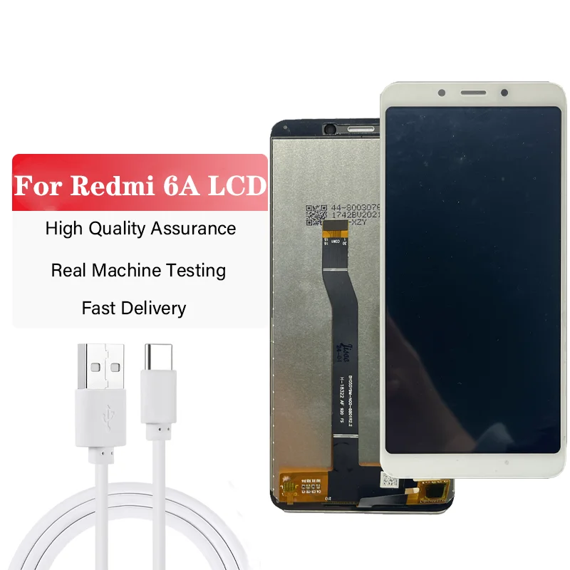 5,45-дюймовый IPS ЖК-дисплей для Xiaomi Redmi 6, ЖК-дисплей с цифровым преобразователем сенсорного экрана в сборе, запасная часть для Redmi 6A M1804C3CG дисплей