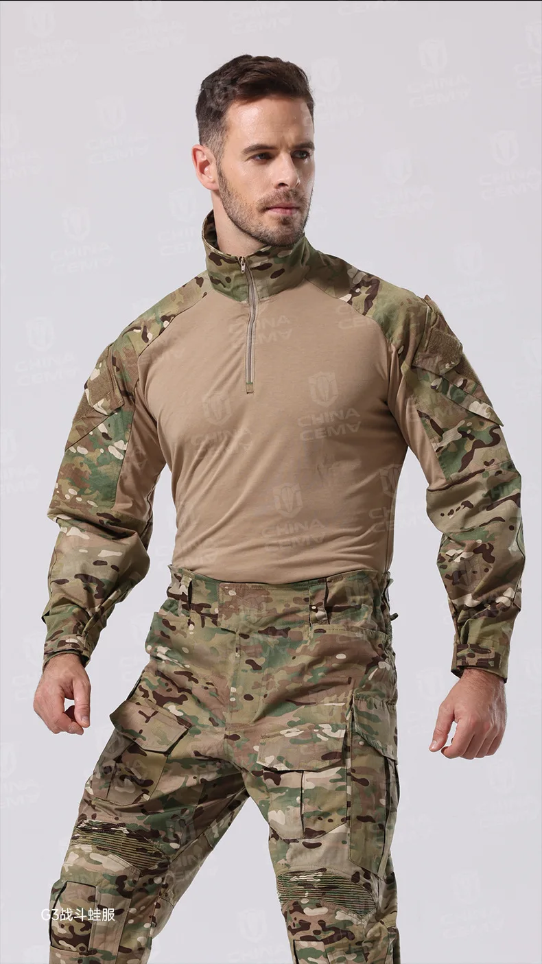 G3 コンバットシャツ マルチカム クライプレシジョン タクティカルユニフォーム ミリタリー BDU ACU アウトドア エアソフトシャツ CP カモ エマーソンスタイル
