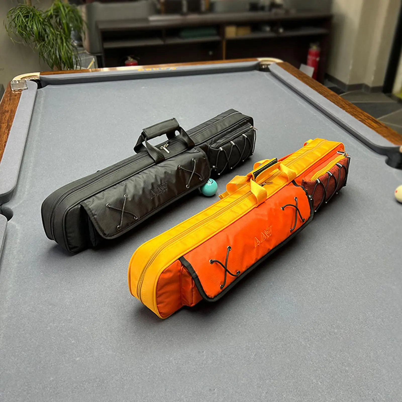 

Сумка-рюкзак для бильярдного кия с регулируемыми плечевыми ремнями, мягкой подкладкой, модный чехол для кия, сумка для кия 1/2, для женщин