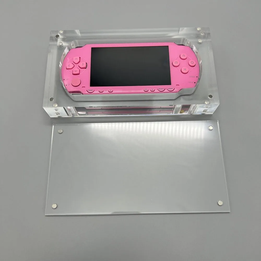 กล่องเก็บเคสอะคริลิคแม่เหล็กสำหรับ1000 PSP/2000/3000คอนโซลเกม