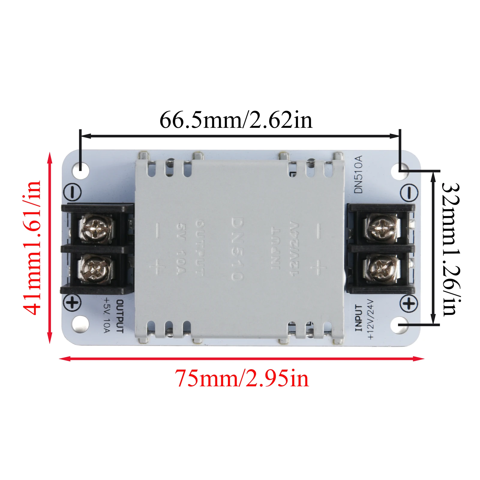 DC Power Converter 12V-24V to 5V 10A 50W PCBA Module Auto Buck Regulator Step Down Voltage Supply For Car Accumulator