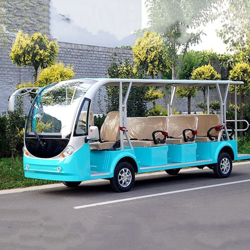 Private Club VIP Electric Sightseeing Bus With Fast And Efficient Battery Charging Maximize Uptime City Vehicle Electric Bus