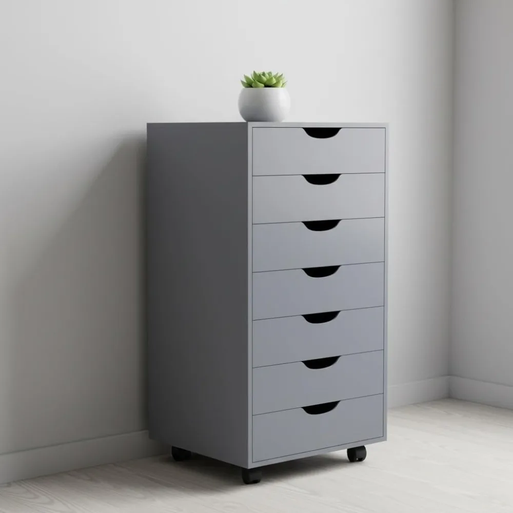 

Office Wooden File Cabinets for Home Office Lateral Mobile File Cabinet Mobile Storage Cabinet Filing Storage Drawer.Customized.