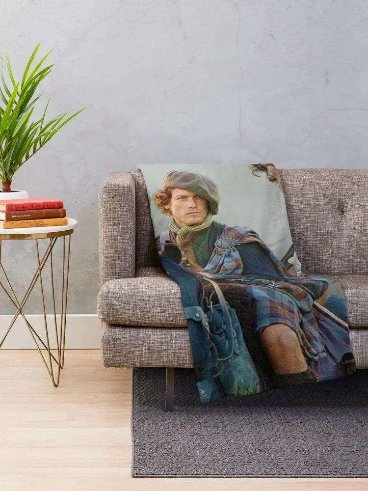 Jamie Fraser-Highland Warrior/Outlander Throw Blanket for sofa heavy to sleep halloween Sofas Blankets