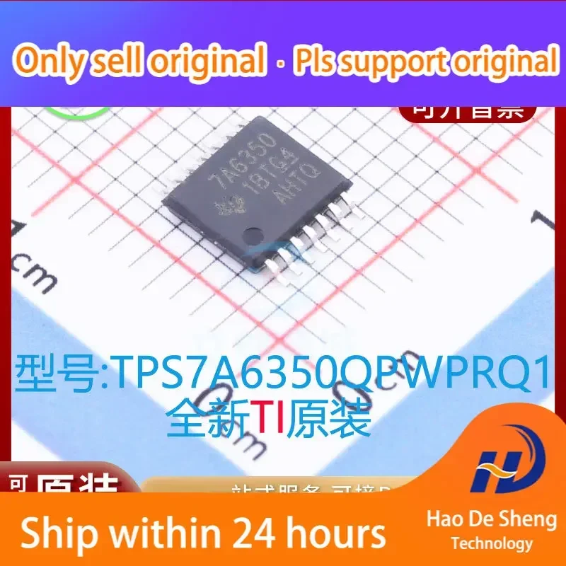 10PCS/LOT  TPS7A6350QPWPRQ1 Logo 7A6310 HTSSOP14  New Original in Stock