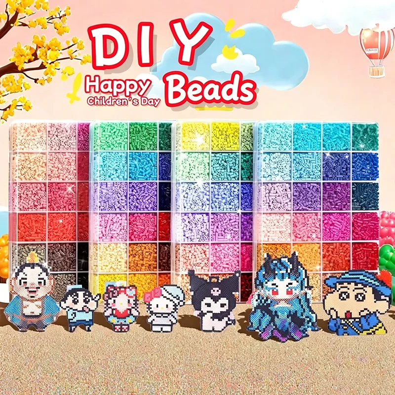 2.6mm 10000pcs Perler Beads Fuse Hama Beads for Diy Handmade Gift Home Decoration Jigsaw Puzzle