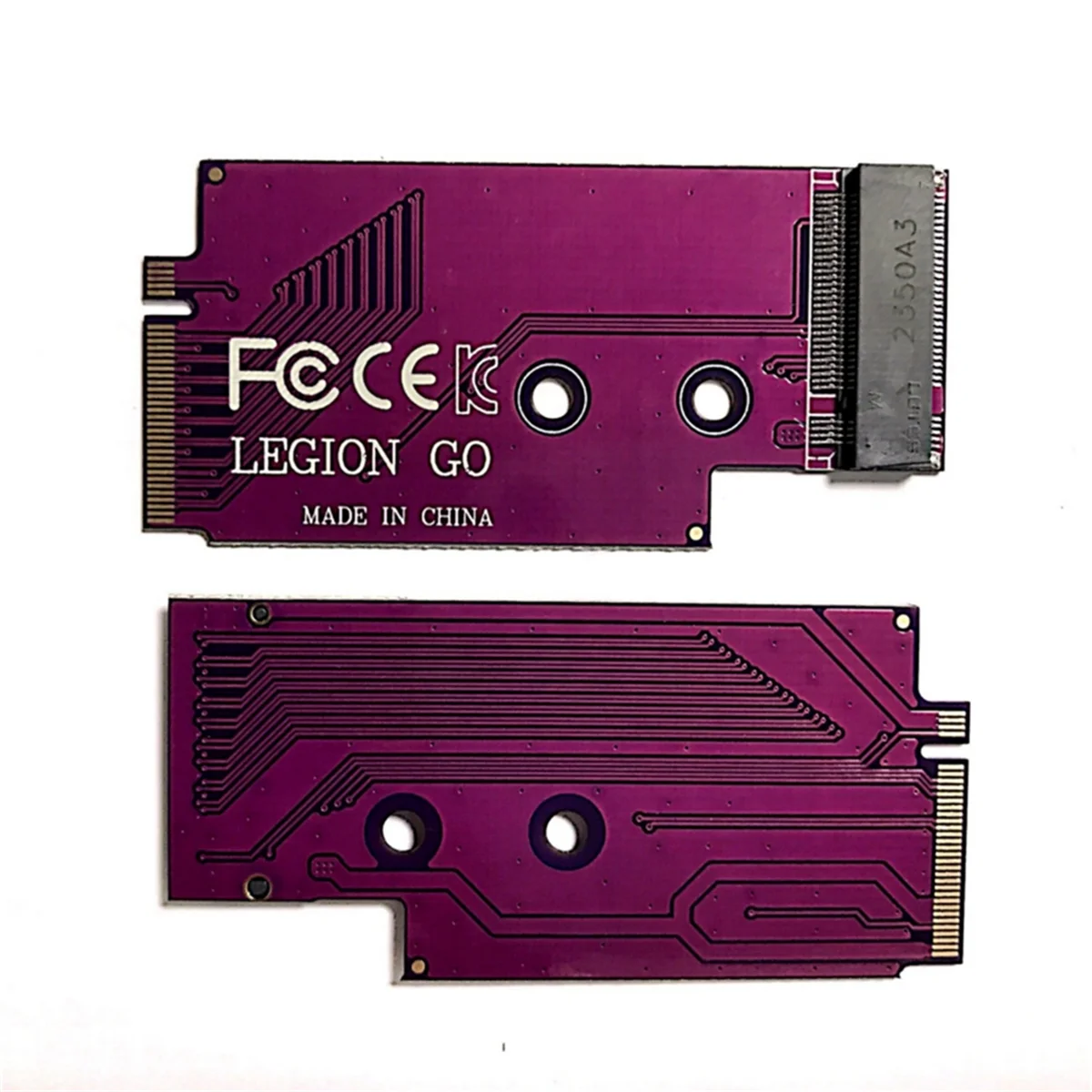 لوحة نقل معدلة من ABAN لمحول بطاقة الذاكرة Legion Go SSD لملحقات بطاقة القرص الصلب NVME M.2 2242 إلى 2280 (A)