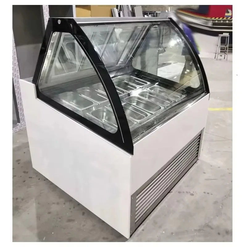 ตู้โชว์ไอศกรีมเจลาโต้ โยเกิร์ตแช่แข็ง ไอศกรีมอิตาเลียน ตู้แช่แข็งโชว์ไอศกรีม
