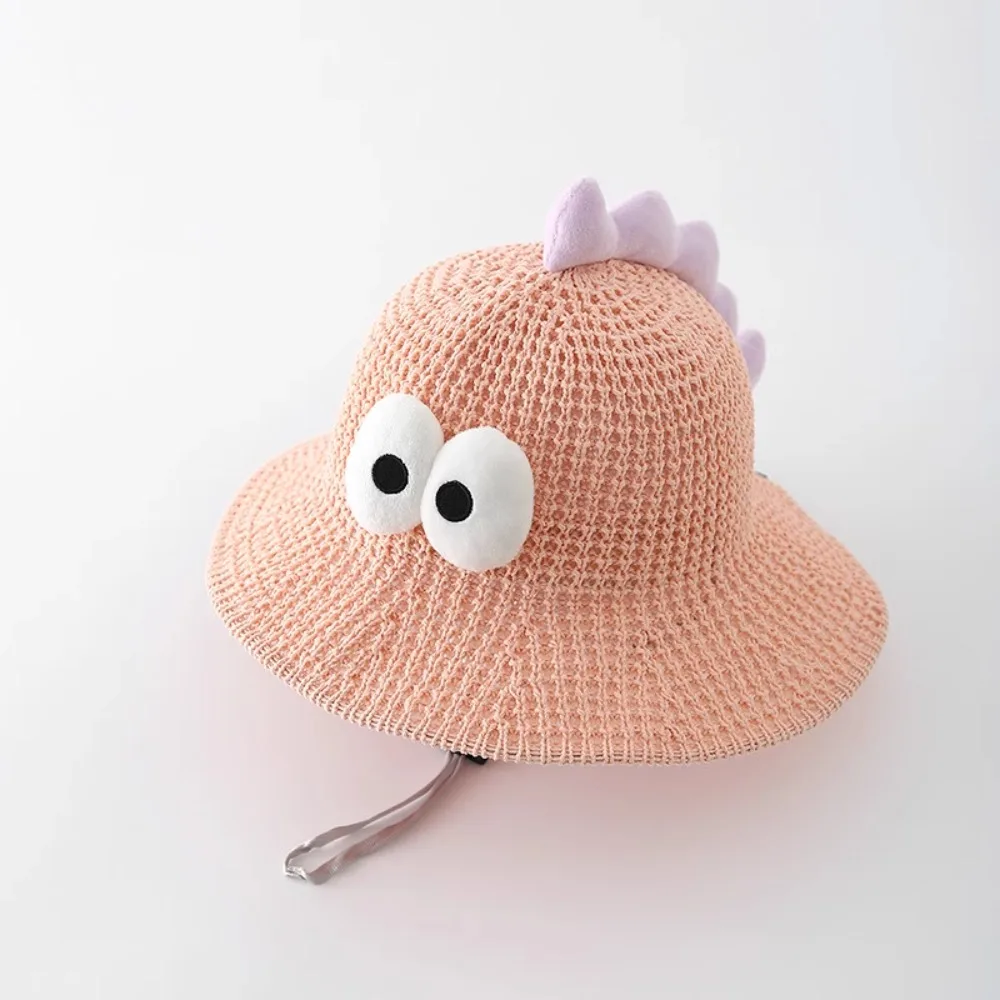 

Casual Adjustable Baby Straw Caps Anti UV Breathable Fisherman Hats Sun Hat For Kids 3-8 Years