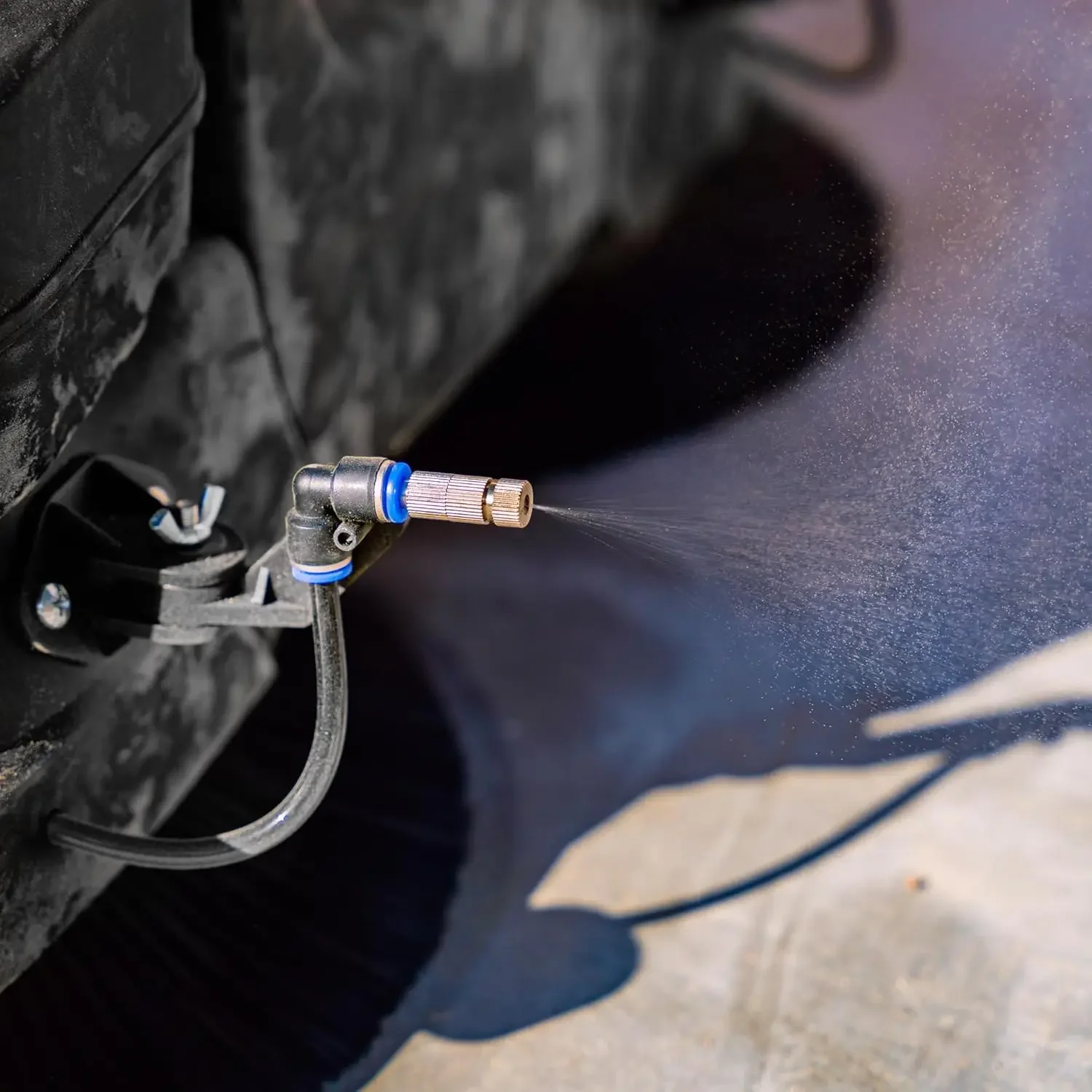 Push Sweeper with Triple Power Brooms Electric Drive and Dust Suppression (30" Sweeper)