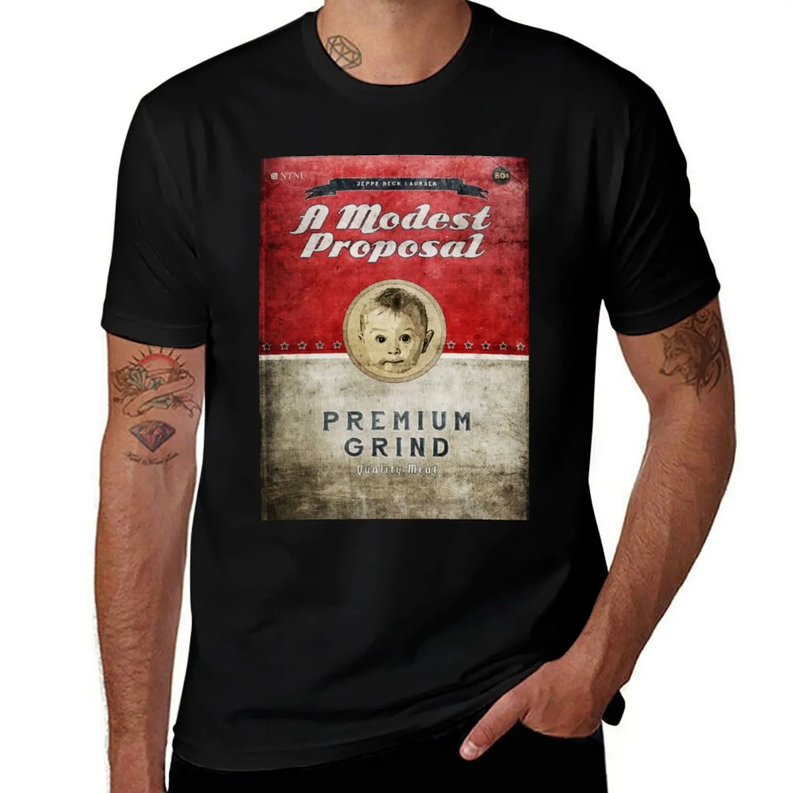 A Modest Proposal Jonathan Swift 2 T-Shirt Trendy Casual Short Sleeve Shirt T-Shirt