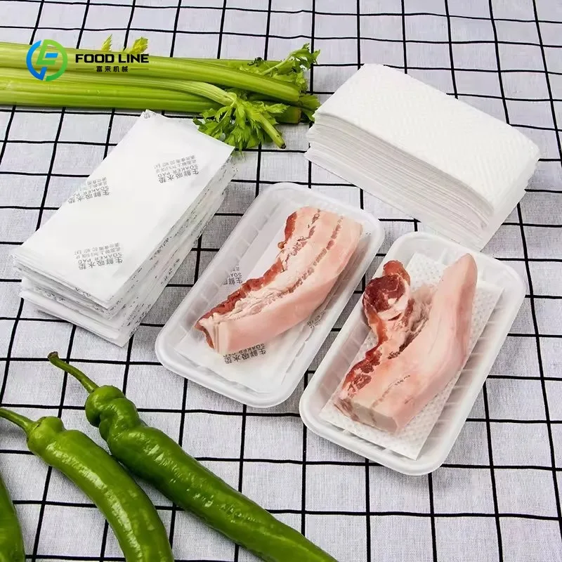 Customized Automatic High Speed Food Absorbent Pad Making Machine For Meat Tray Fresh Keeping Super Absorbent Production Line