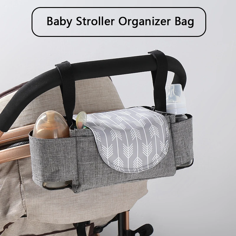 

Baby Stroller Organizer Bag Waterproof Universal Mummy Nappy Diaper Bag Multifunctional Kid Pram Cart Storage Bag Outdoor Travel