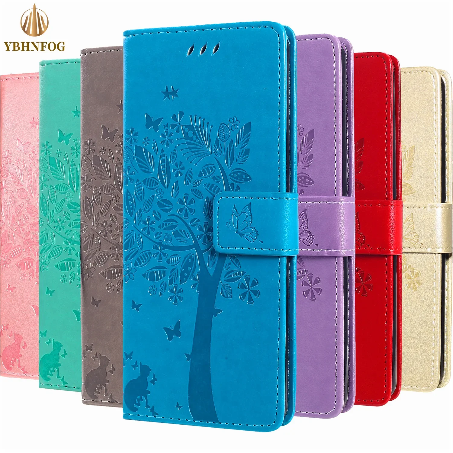 Luxury Leather Wallet Case For Xiaomi Redmi Note 13 12 11 10S 9 Pro Redmi Note 8T 7 Pro Holder Card Flip Stand Bags Phone Cover