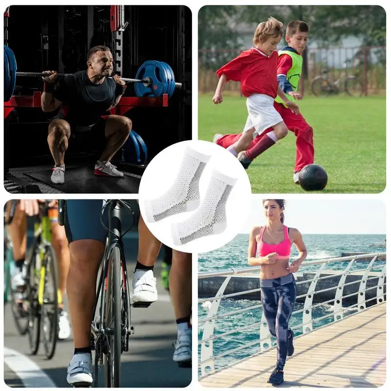 Calcetines tobilleros para hombre y mujer, calcetín de compresión para aliviar el dolor, fascitis Plantar