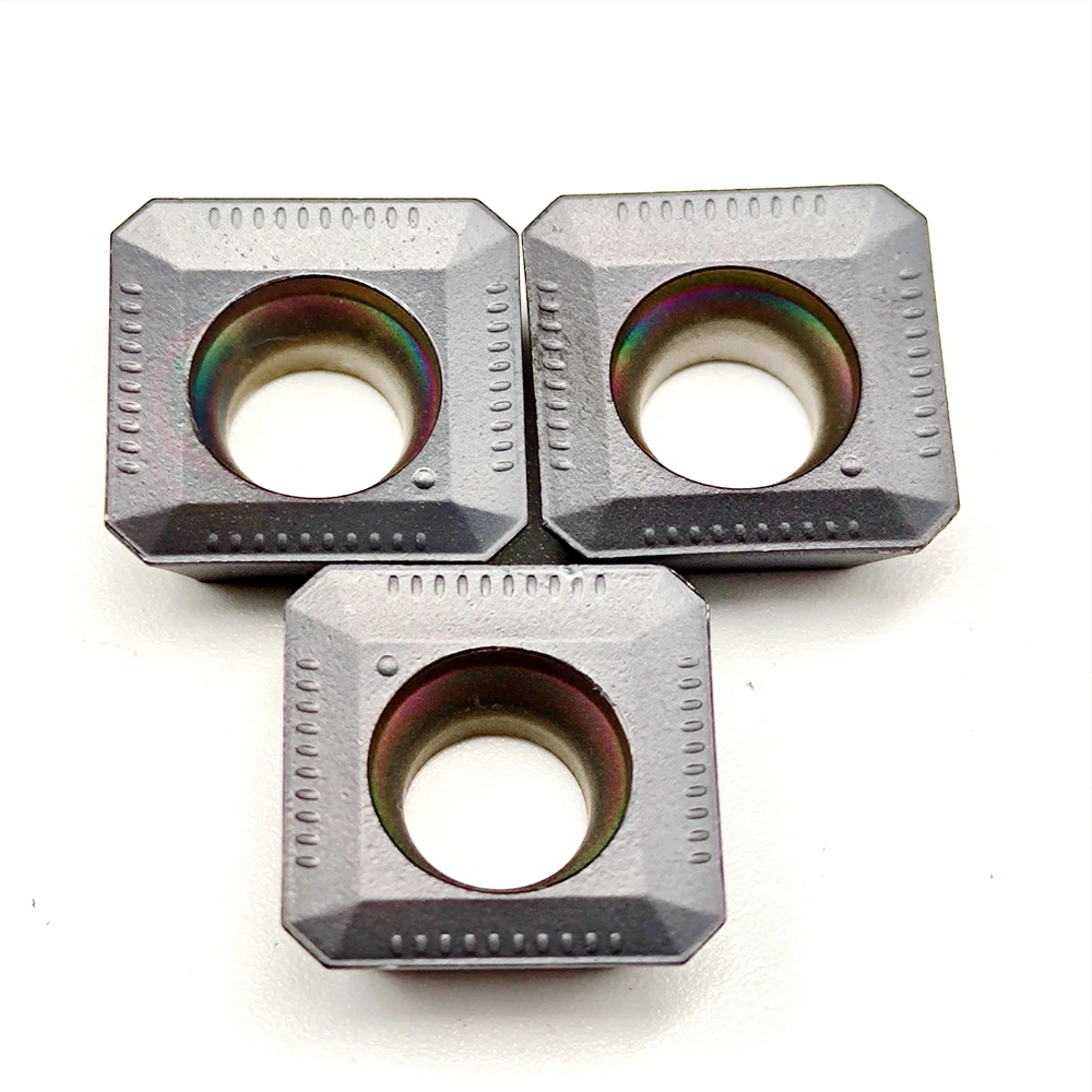 10PCS SEKT1204 AFTN LT30 Carbide Coated CNC Milling Turning Insert Tool for Stainless Steel Cast Iron