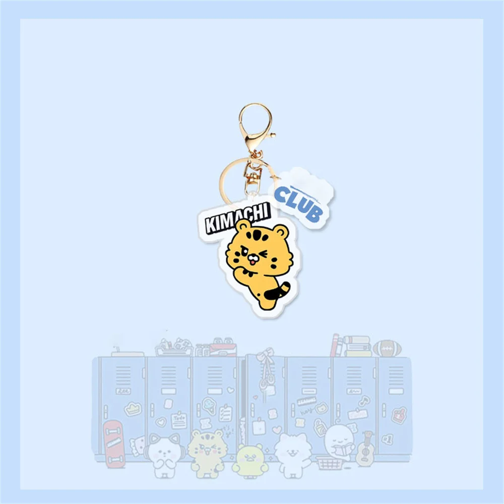 Kpop Idols CHAEWON EUNCHAE Keychain 2pcs/Set Cartoon Cute Character Printing Acrylic Pendant Backpack Accessories Fans Gift