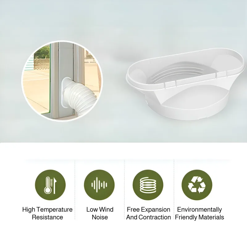 Tragbare AC-Dichtungsplatte, Fensterhalterung, verstellbare Länge 43–140 cm, universelle Passform, Klimaanlagen-Zubehör-Set, Isolierplatte